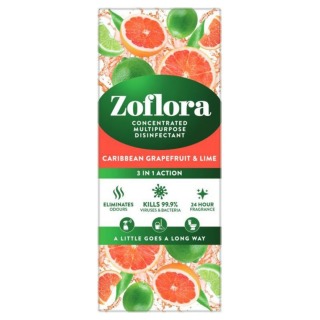 ZOFLORA DISINFECTANT - CARIB GRAPEFRUIT LIME 500ML