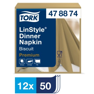 Tork LinStyle® Biscuit Dinner Napkin