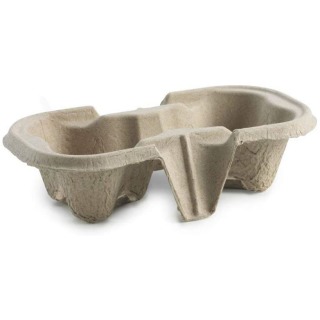 MOULDED PULP FIBRE 2 CUP CARRIERS SLEEVE (150)