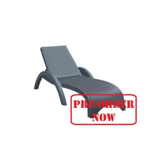 FIJI Sun Lounger –  Dark Grey