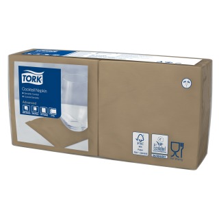Tork Biscuit Cocktail Napkin (12x200)