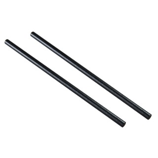 5 Inch Black Sip Paper Straws 