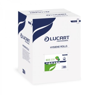 Lucart ECO200 870133 White Hygiene Roll (x12 rolls)