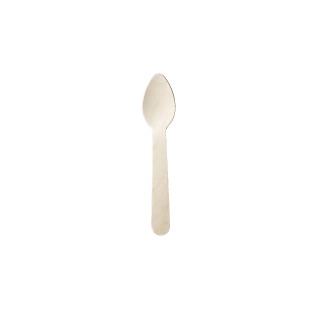 100% FSC Certified Birchwood - TEASPOON 110mm (100pkt)